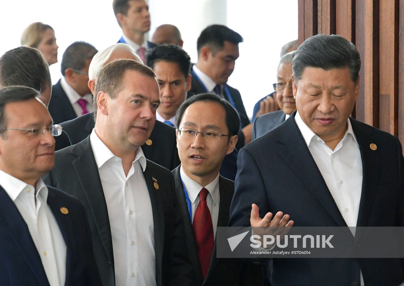 Russian Prime Minister Medvedev attends APEC summit in Papua New Guinea. Day Two