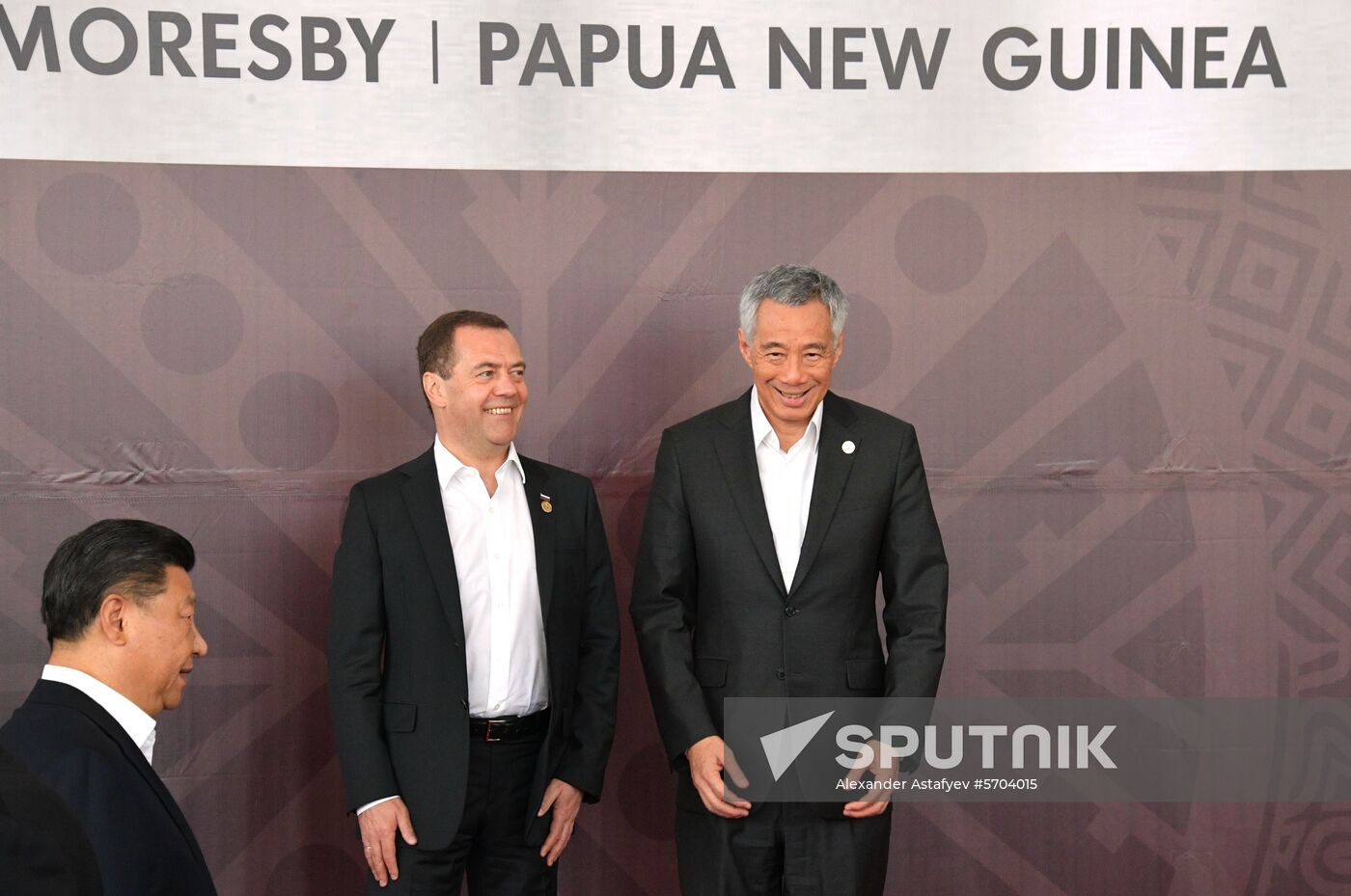 Russian Prime Minister Medvedev attends APEC summit in Papua New Guinea. Day Two