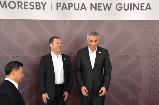 Russian Prime Minister Medvedev attends APEC summit in Papua New Guinea. Day Two