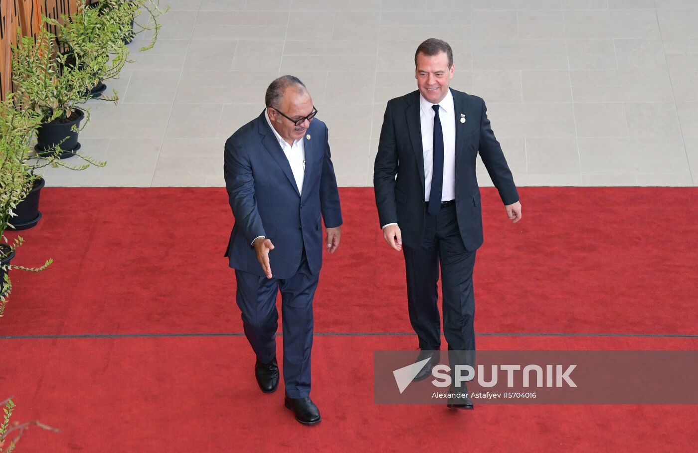 Russian Prime Minister Medvedev attends APEC summit in Papua New Guinea. Day Two