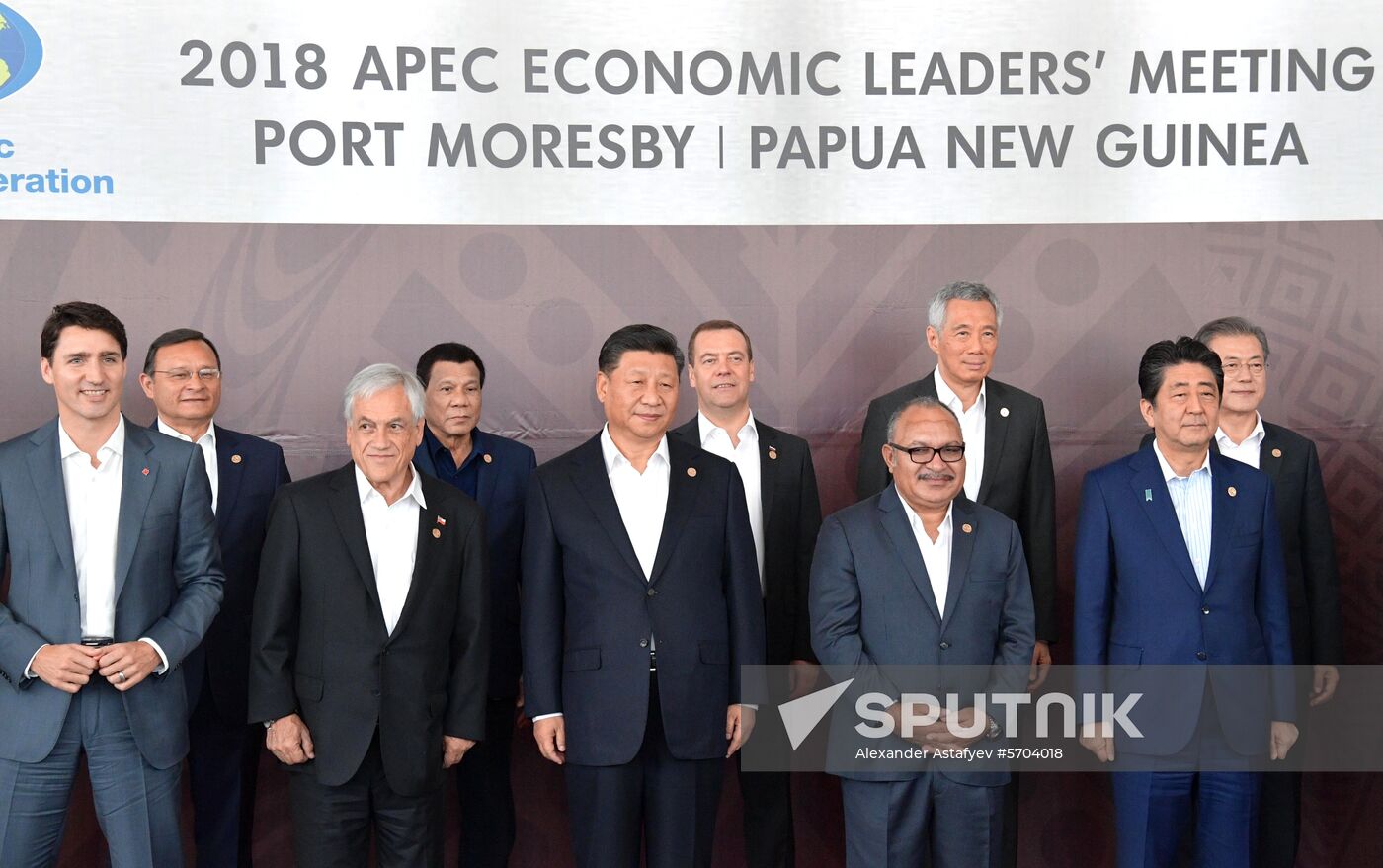 Russian Prime Minister Medvedev attends APEC summit in Papua New Guinea. Day Two