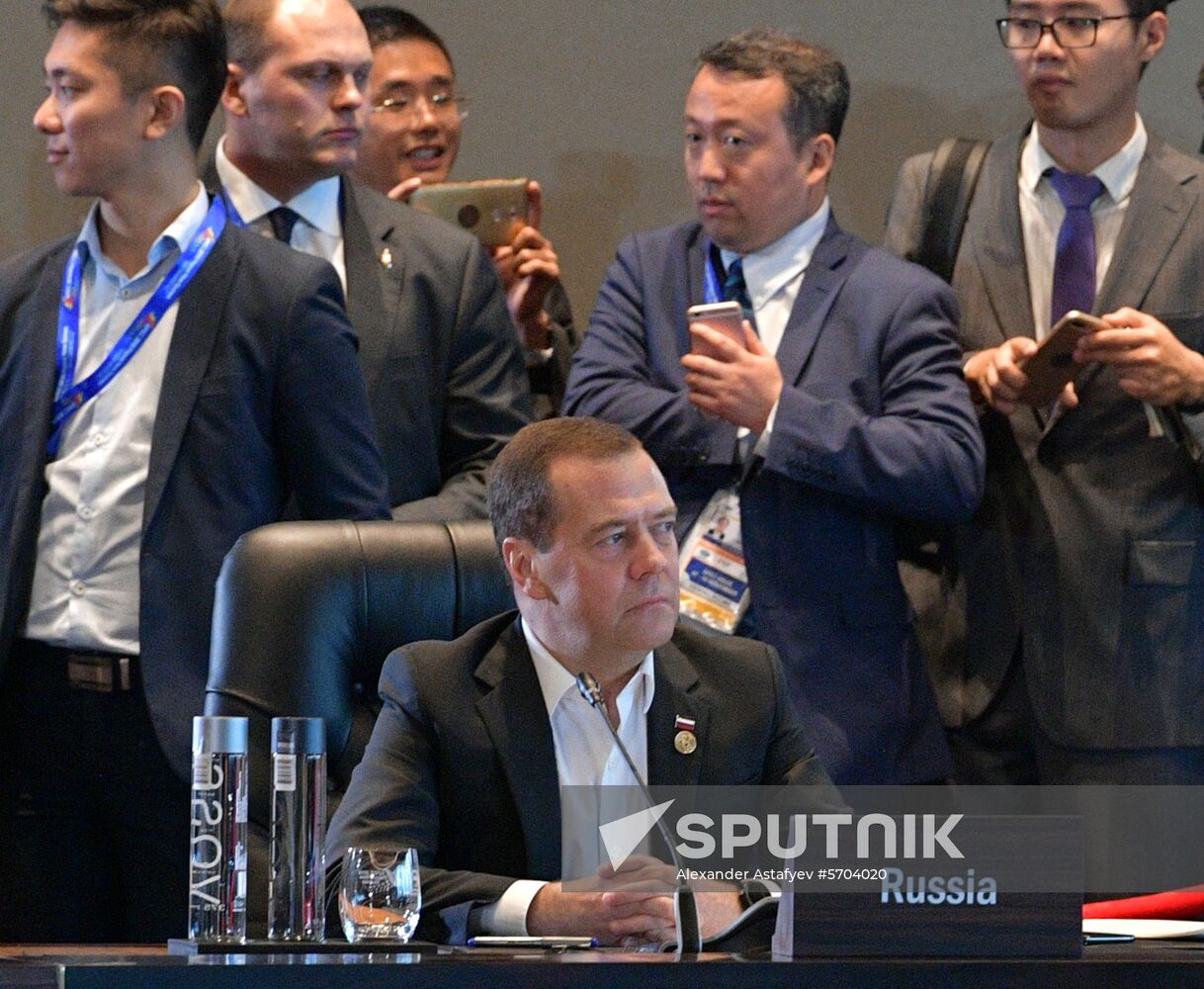 Russian Prime Minister Medvedev attends APEC summit in Papua New Guinea. Day Two
