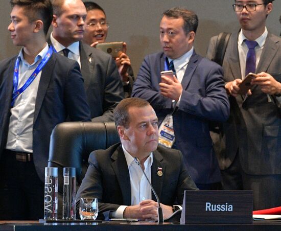 Russian Prime Minister Medvedev attends APEC summit in Papua New Guinea. Day Two