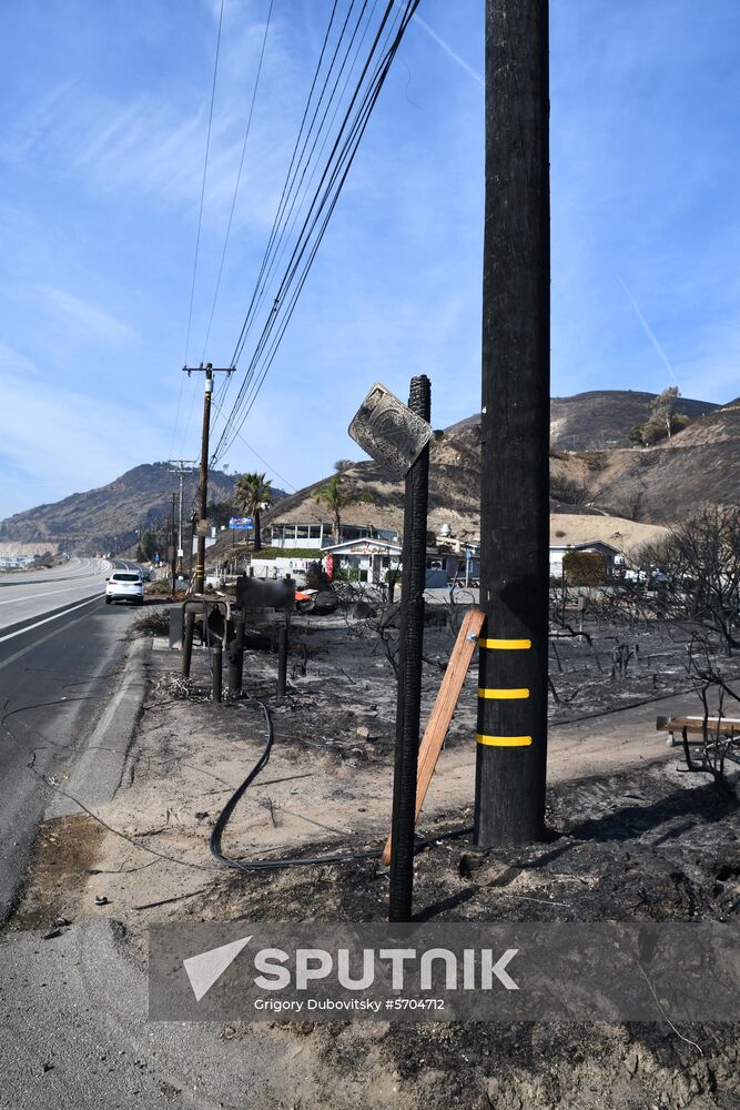 Consequences of wildfires in California