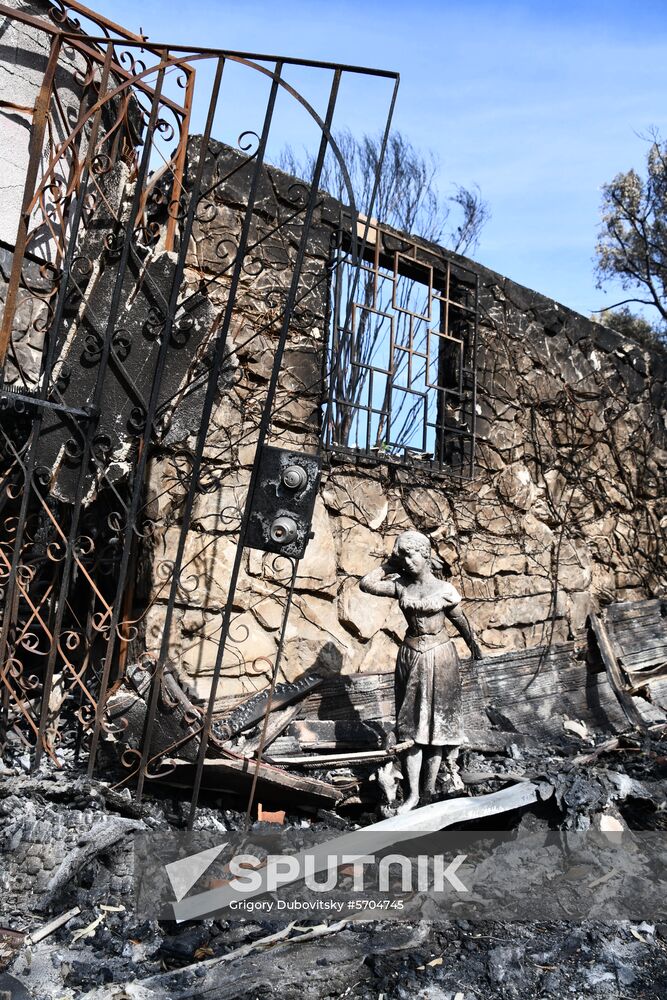 Consequences of wildfires in California
