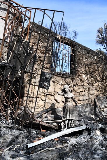 Consequences of wildfires in California