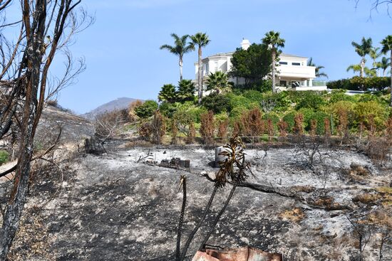 Consequences of wildfires in California
