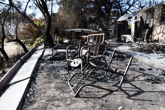 Consequences of wildfires in California