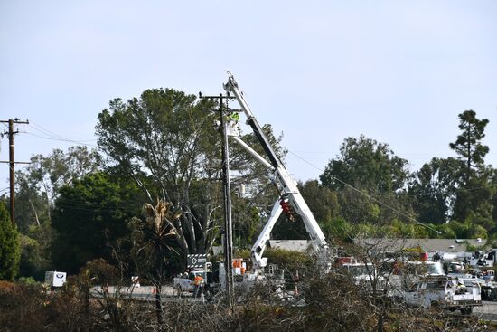 Consequences of wildfires in California
