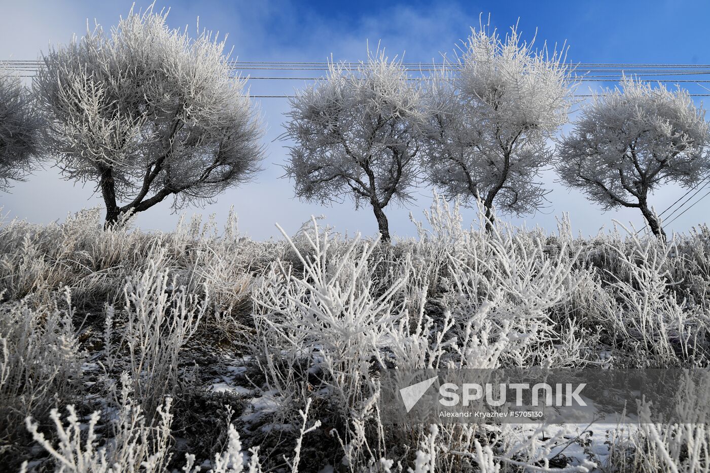 Subzero temperatures in Krasnoyarsk Territory