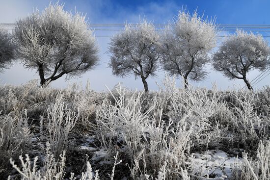 Subzero temperatures in Krasnoyarsk Territory