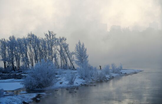 Subzero temperatures in Krasnoyarsk Territory