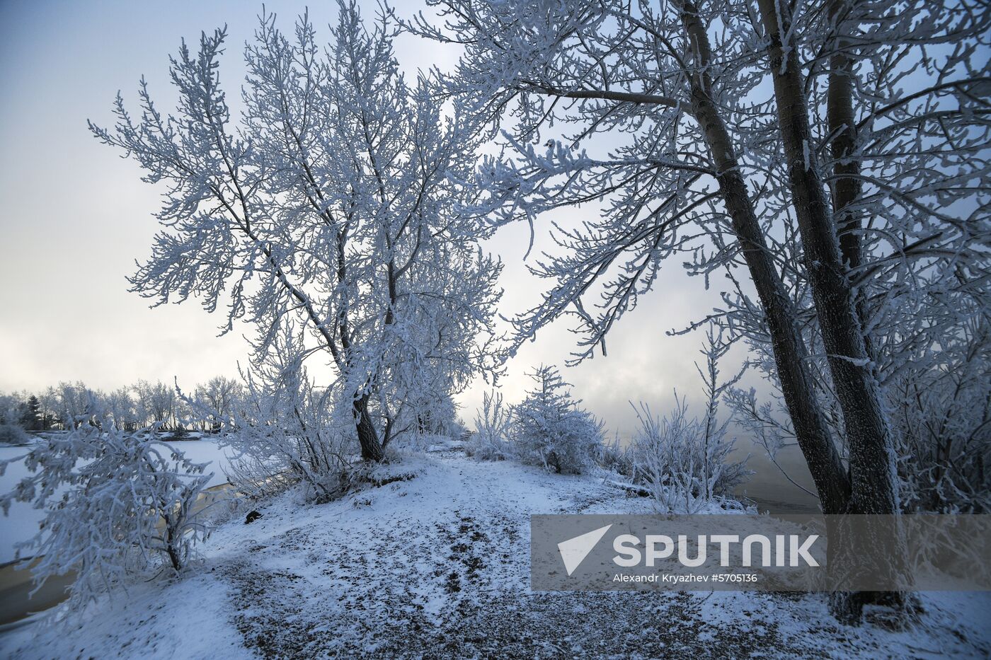 Subzero temperatures in Krasnoyarsk Territory