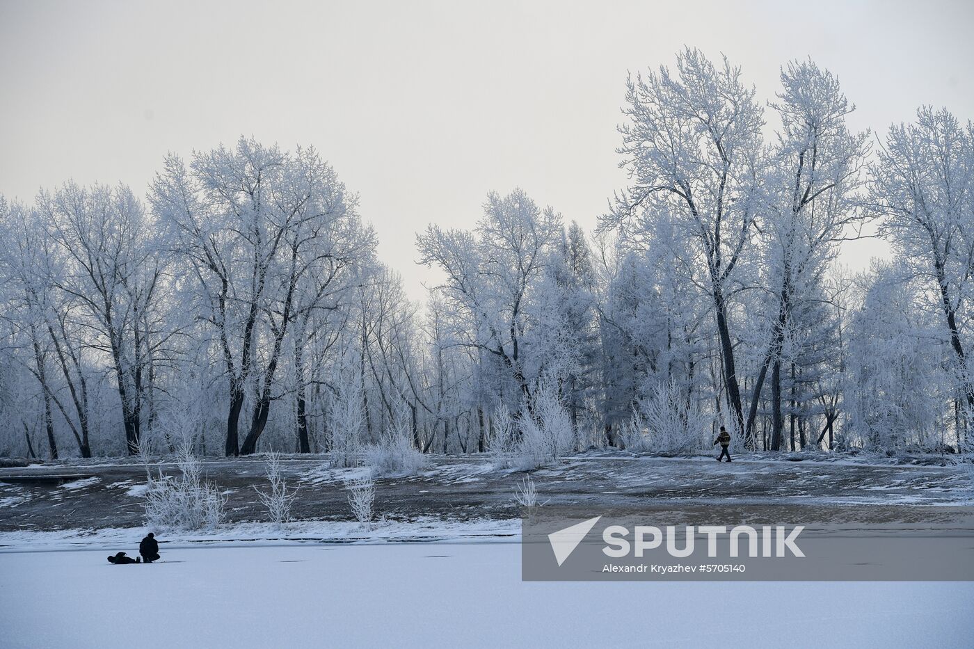 Subzero temperatures in Krasnoyarsk Territory