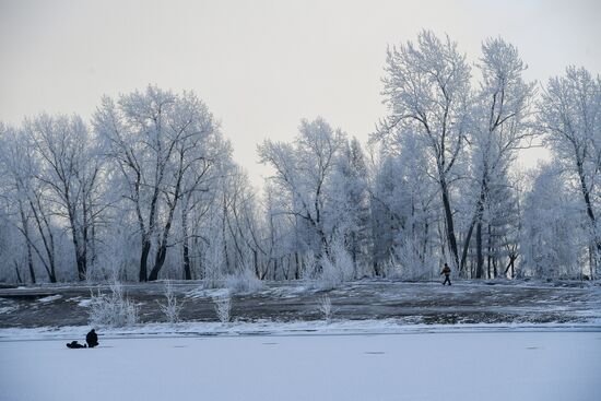 Subzero temperatures in Krasnoyarsk Territory