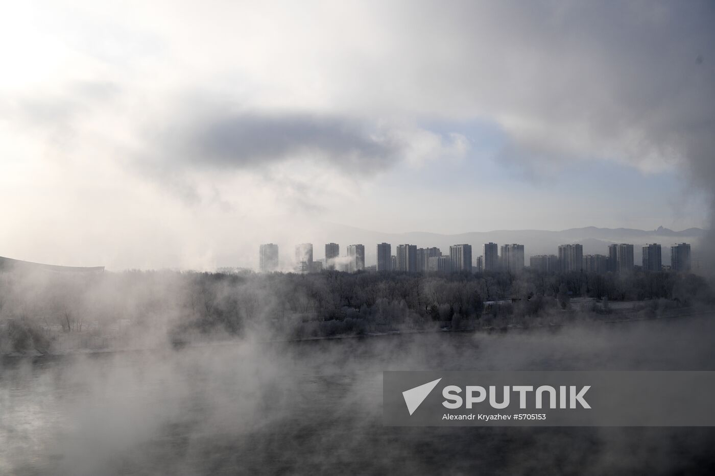 Subzero temperatures in Krasnoyarsk Territory