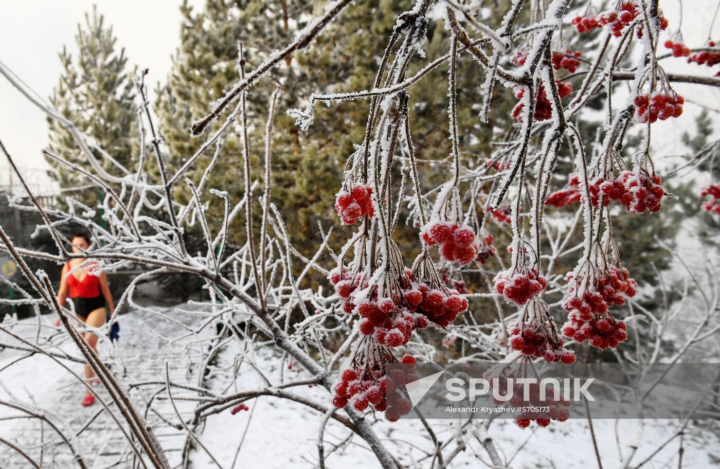 Subzero temperatures in Krasnoyarsk Territory