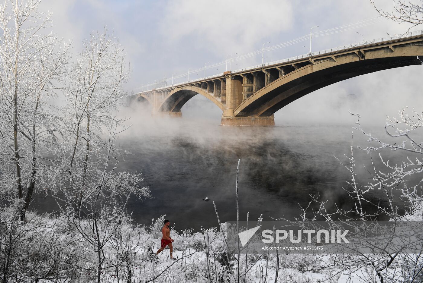 Subzero temperatures in Krasnoyarsk Territory