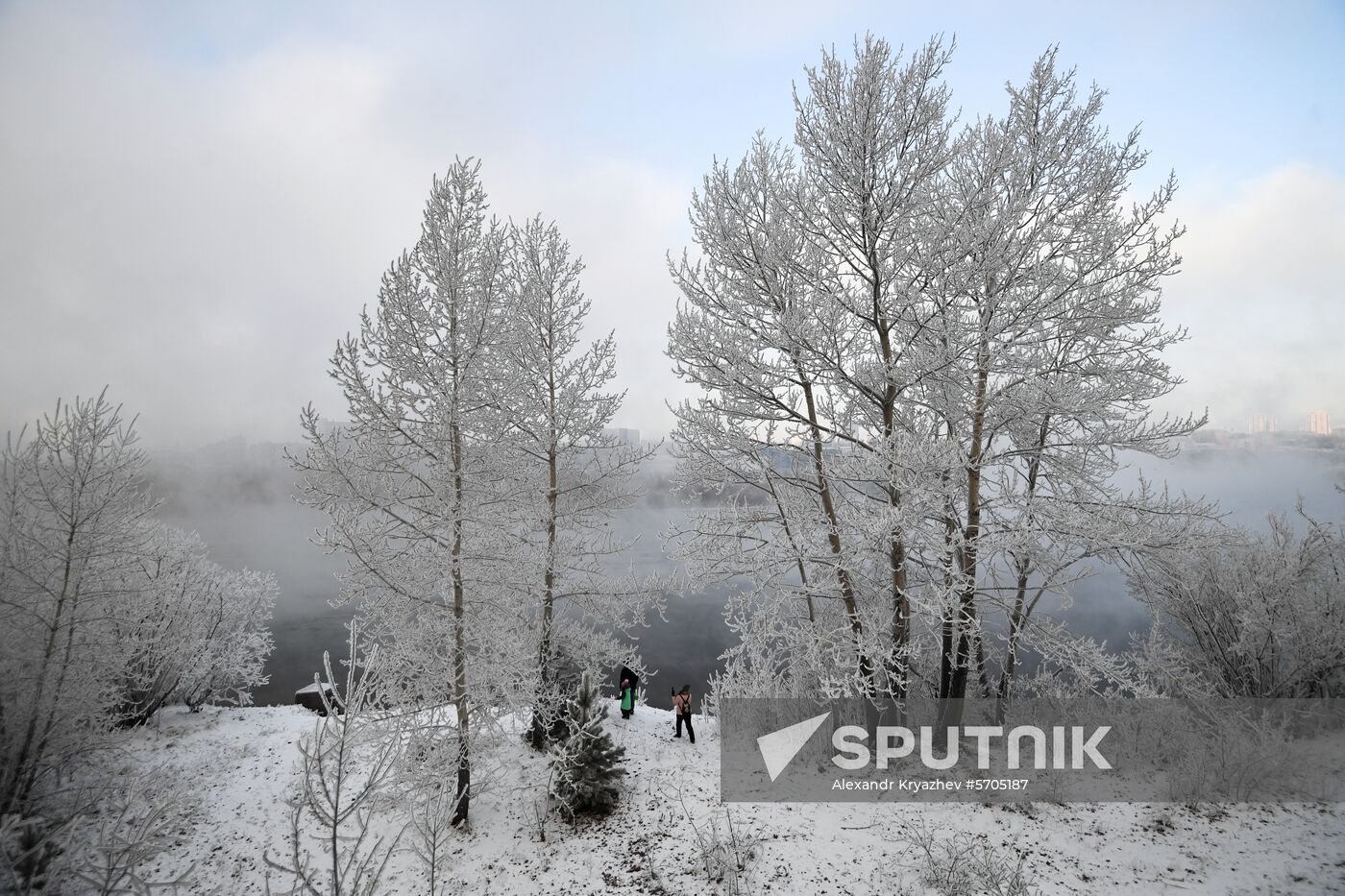 Subzero temperatures in Krasnoyarsk Territory