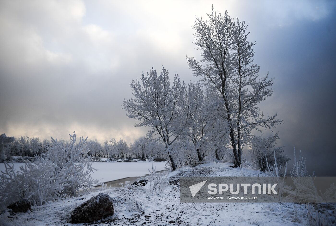 Subzero temperatures in Krasnoyarsk Territory