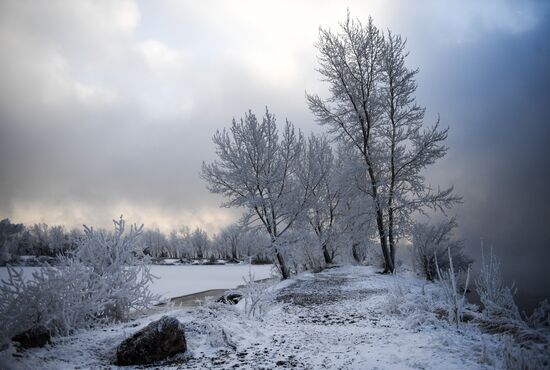 Subzero temperatures in Krasnoyarsk Territory