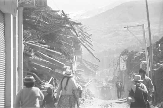Soviet aid to Peru after May 31, 1970 earthquake