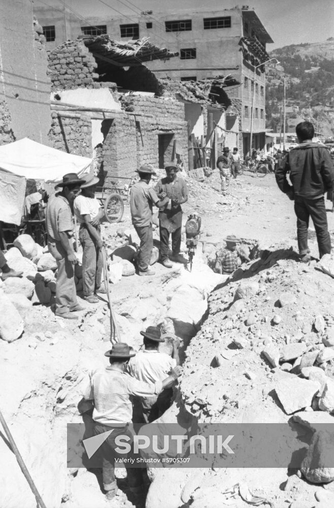 Soviet aid to Peru after May 31, 1970 earthquake