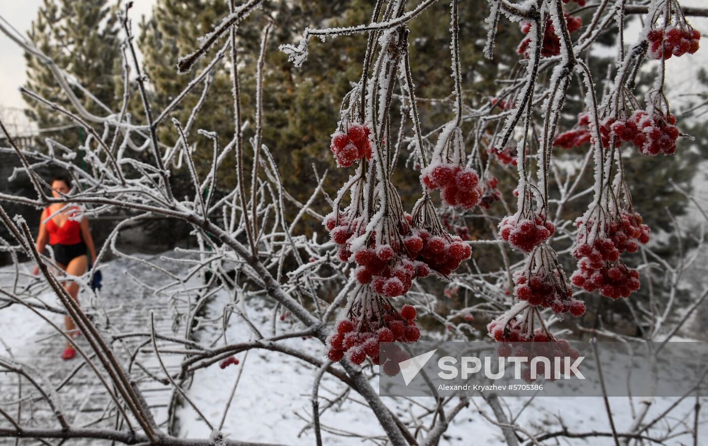 Russia Winter Swimming