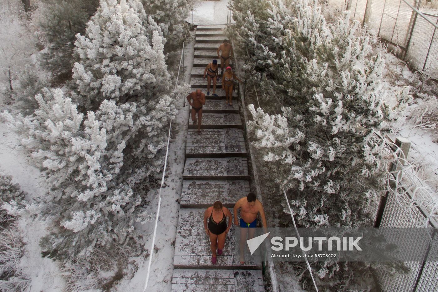 Russia Winter Swimming