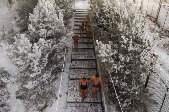 Russia Winter Swimming
