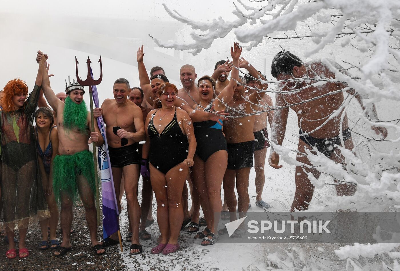 Russia Winter Swimming