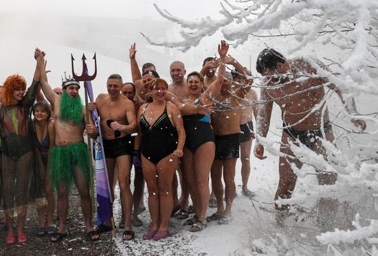 Russia Winter Swimming