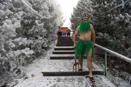 Russia Winter Swimming