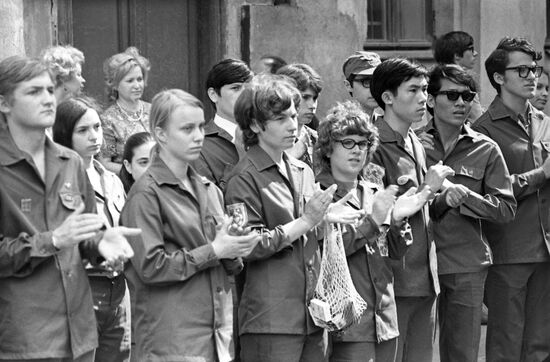 International student construction brigade of Moscow State Pedagogical Institute of Foreign Languages