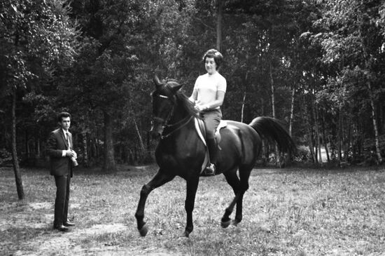 World champion in dressage Yelena Petushkova