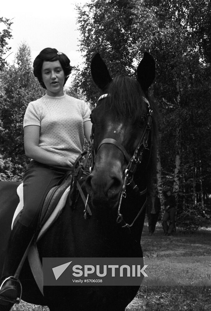 World champion in dressage Yelena Petushkova