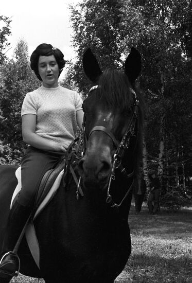 World champion in dressage Yelena Petushkova