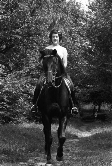 World champion in dressage Yelena Petushkova