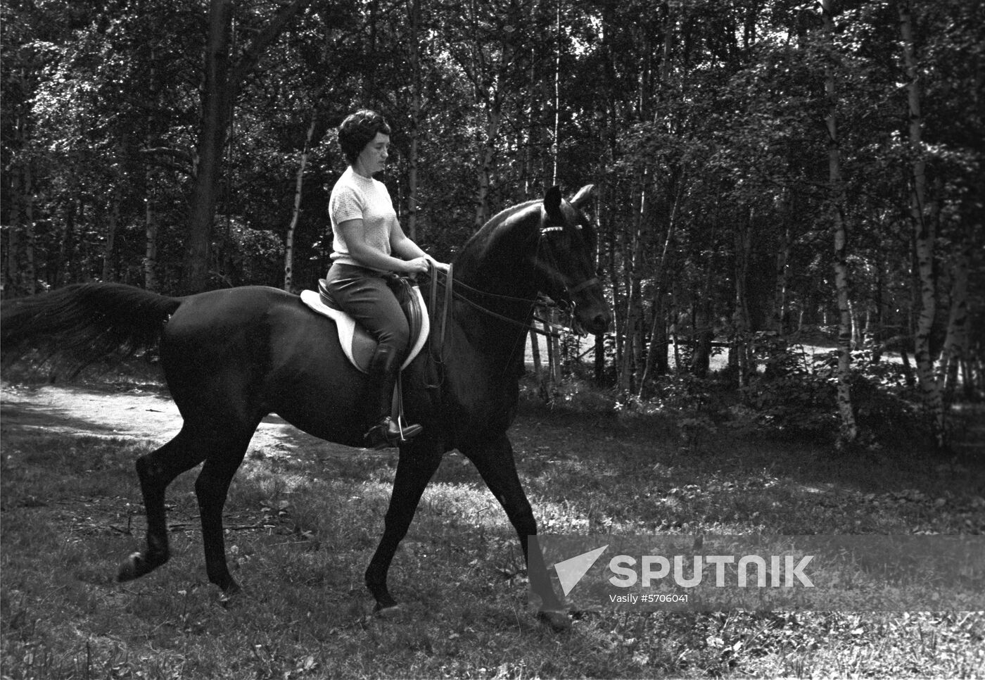 World champion in dressage Yelena Petushkova