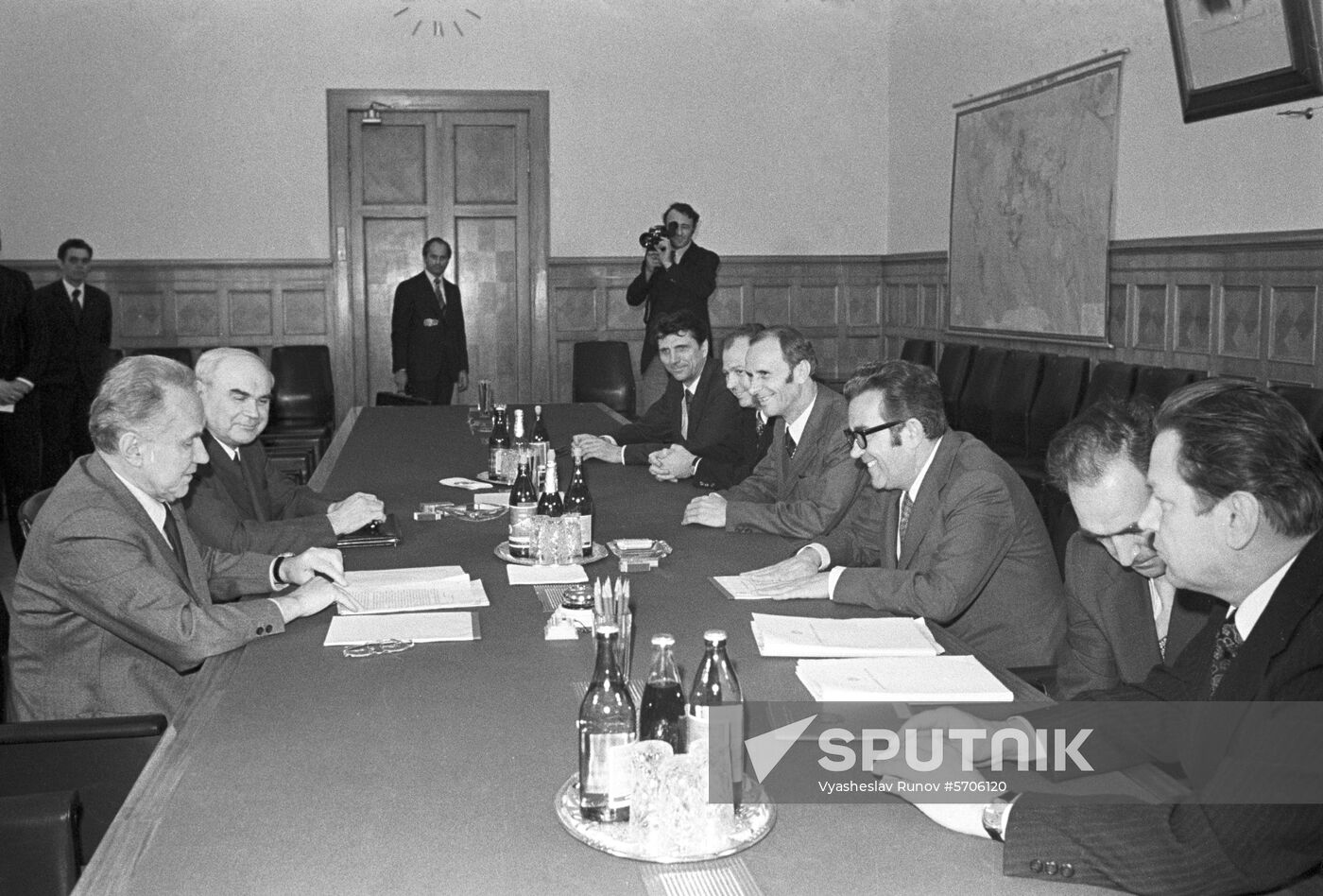 Delegation of People's Republic of Bulgaria on visit to USSR