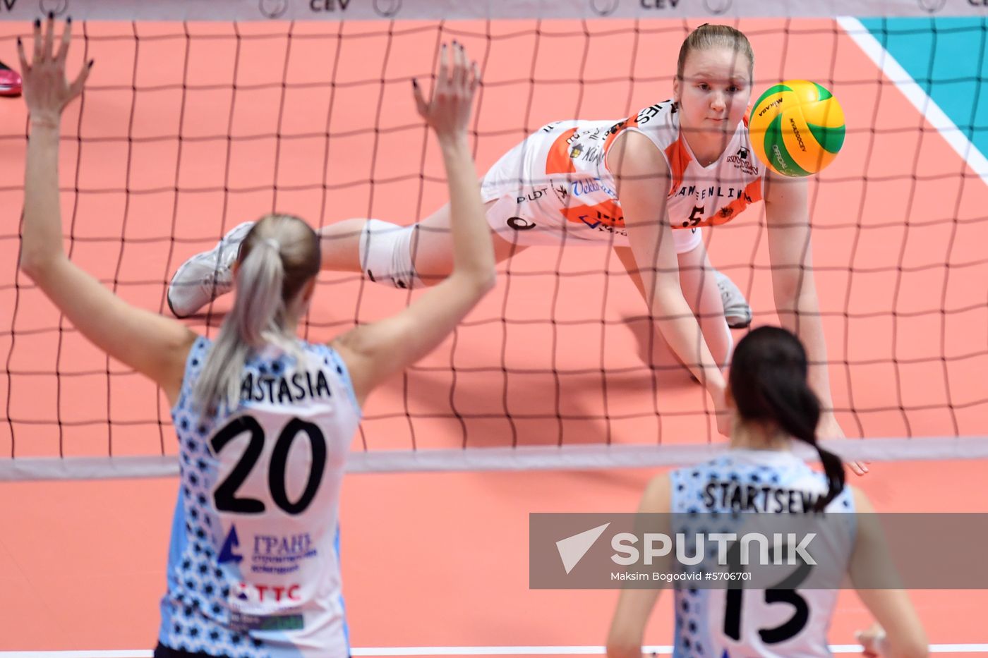 Russia Volleyball Champions League Dynamo - Hameenlinna