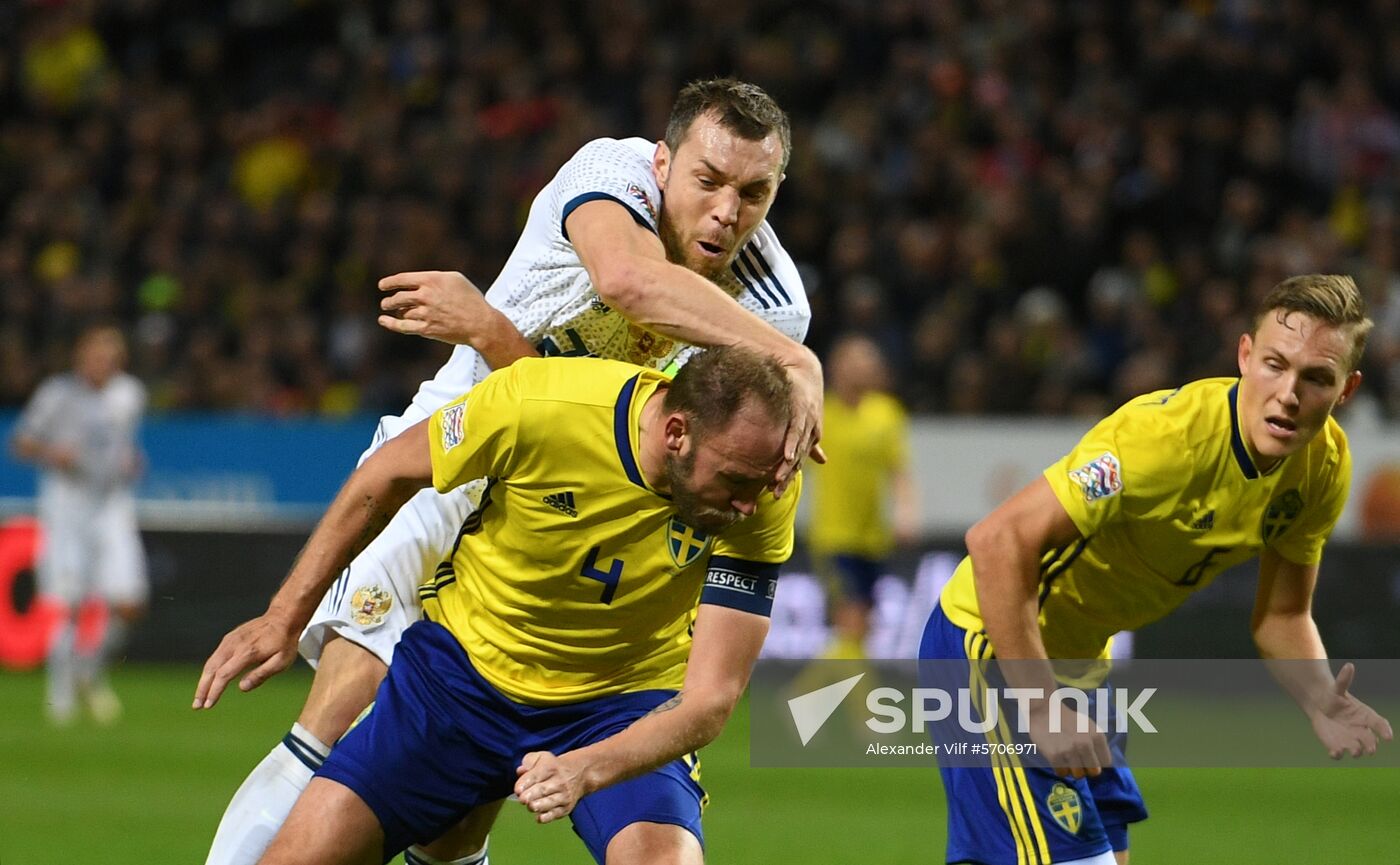 Sweden Soccer Nations League Sweden - Russia