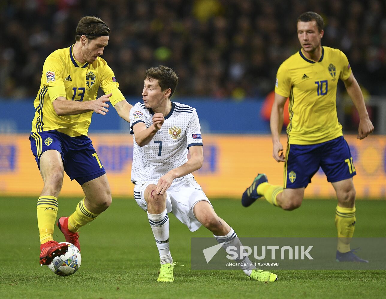 Sweden Soccer Nations League Sweden - Russia