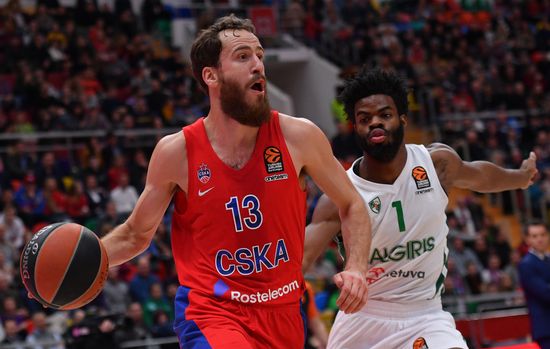 Russia Basketball Euroleague CSKA - Zalgiris