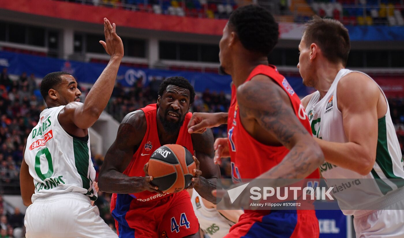Russia Basketball Euroleague CSKA - Zalgiris