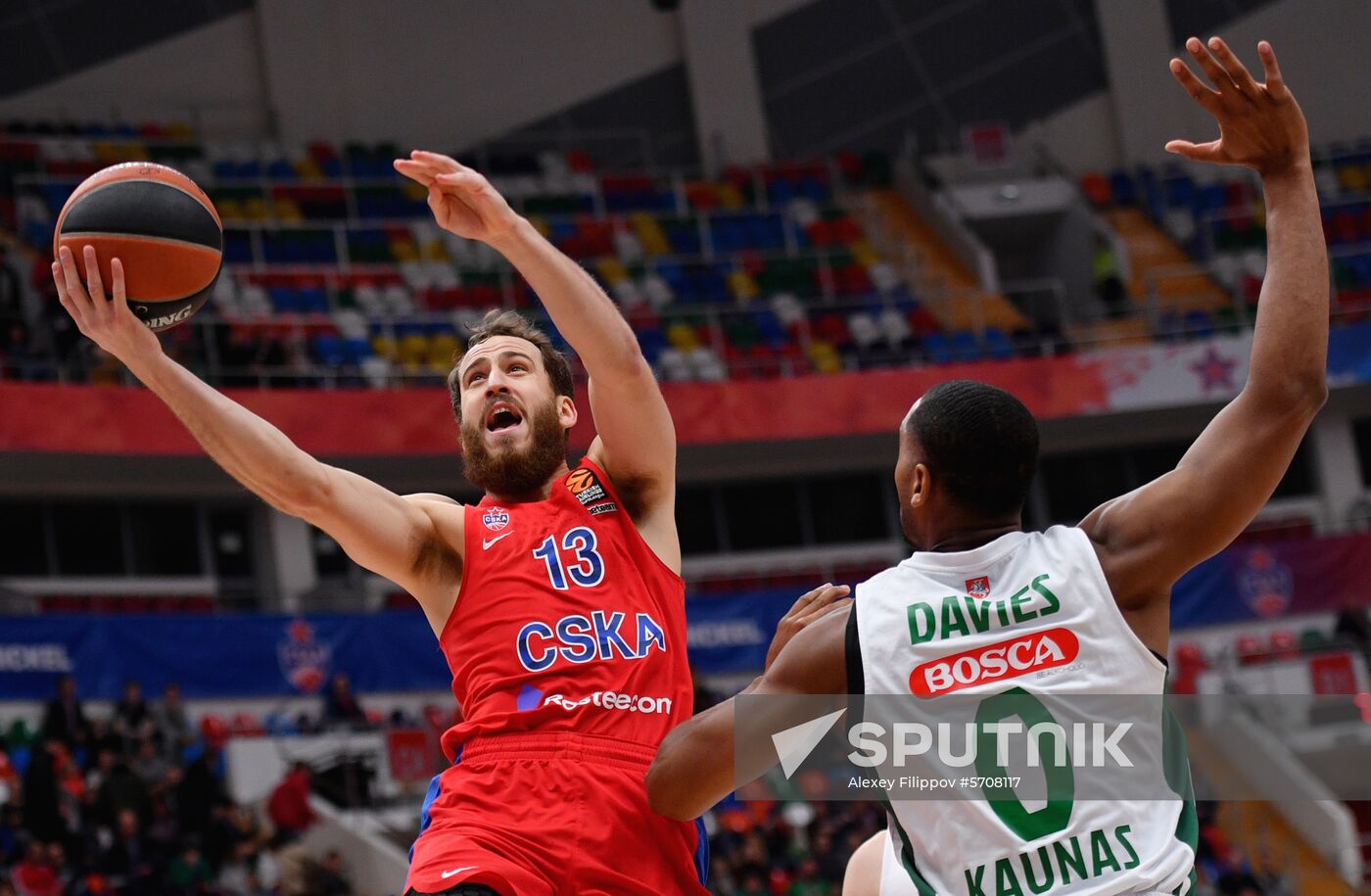 Russia Basketball Euroleague CSKA - Zalgiris