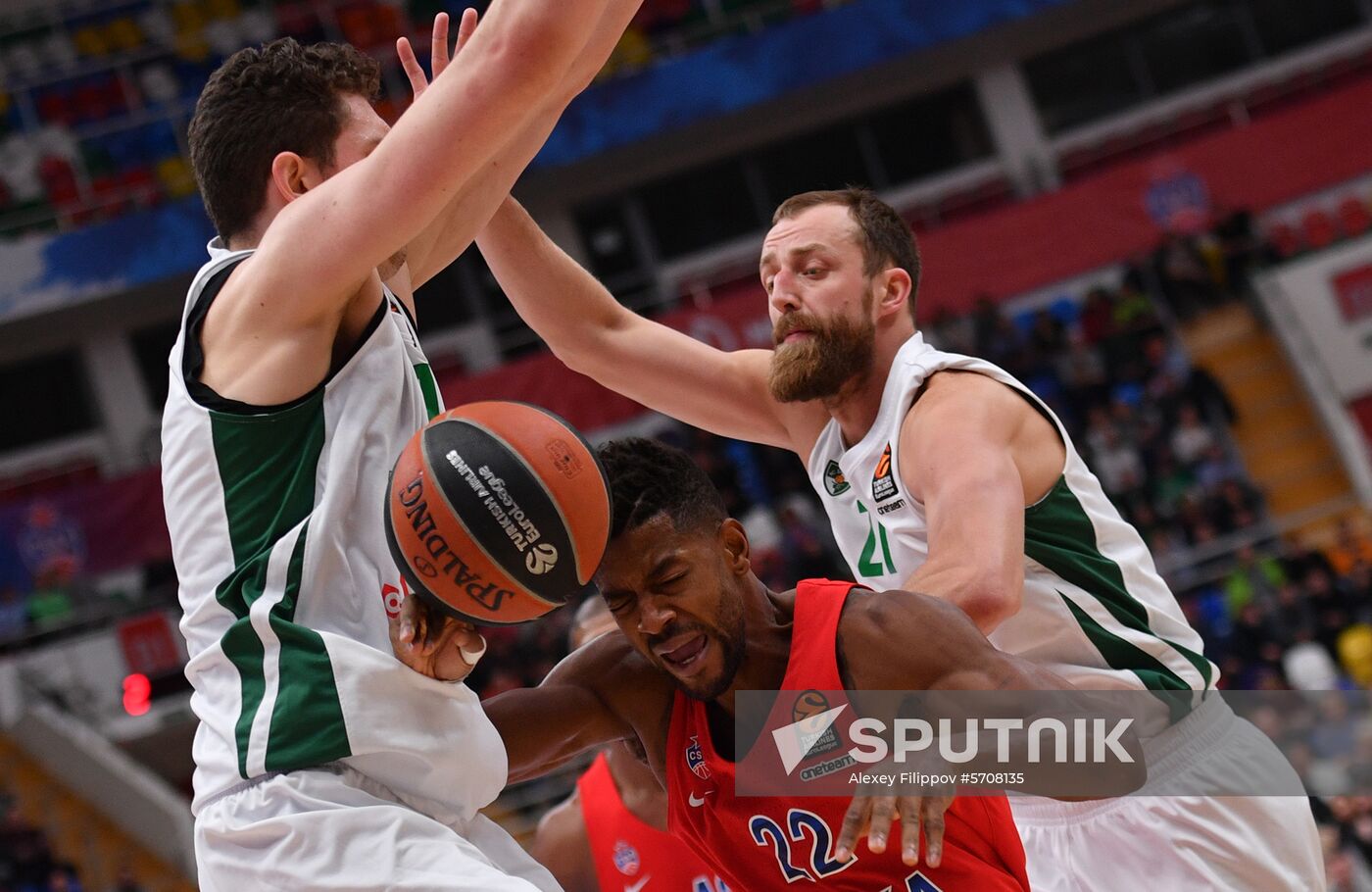 Russia Basketball Euroleague CSKA - Zalgiris