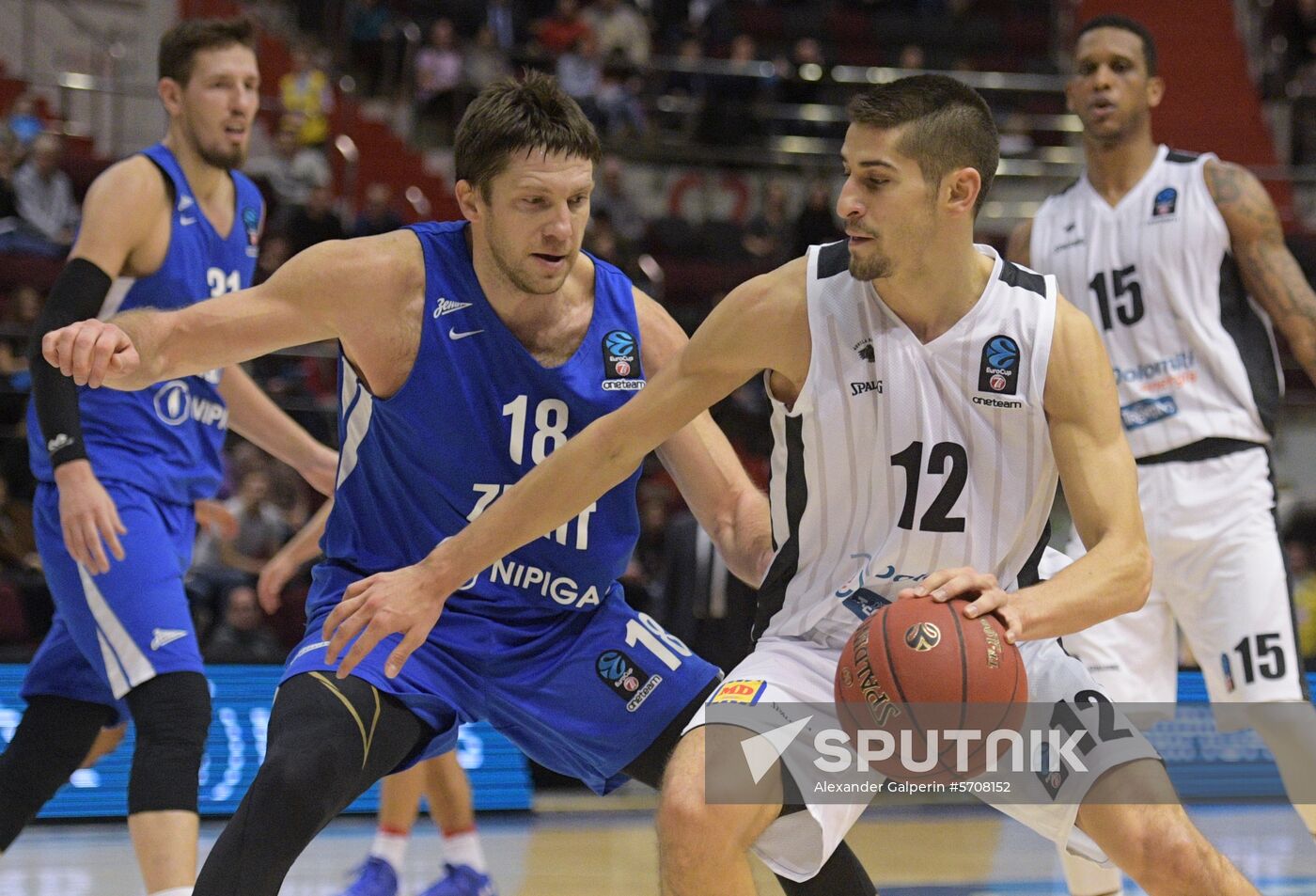 Russia Basketball EuroCup Zenit - Dolomiti