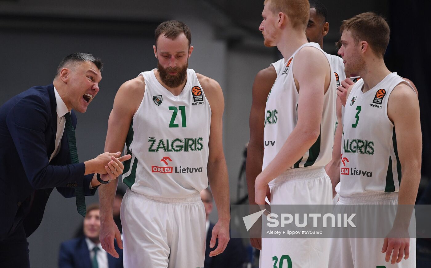 Russia Basketball Euroleague CSKA - Zalgiris
