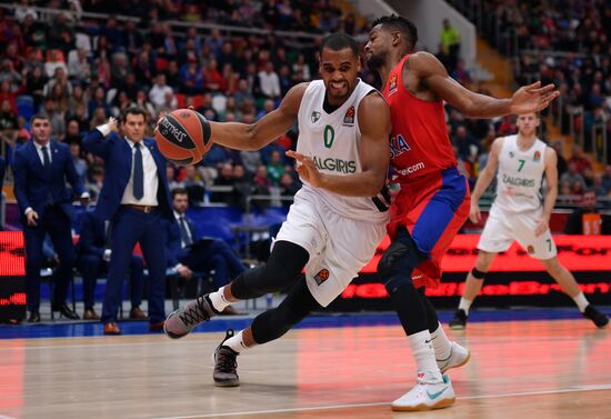 Russia Basketball Euroleague CSKA - Zalgiris
